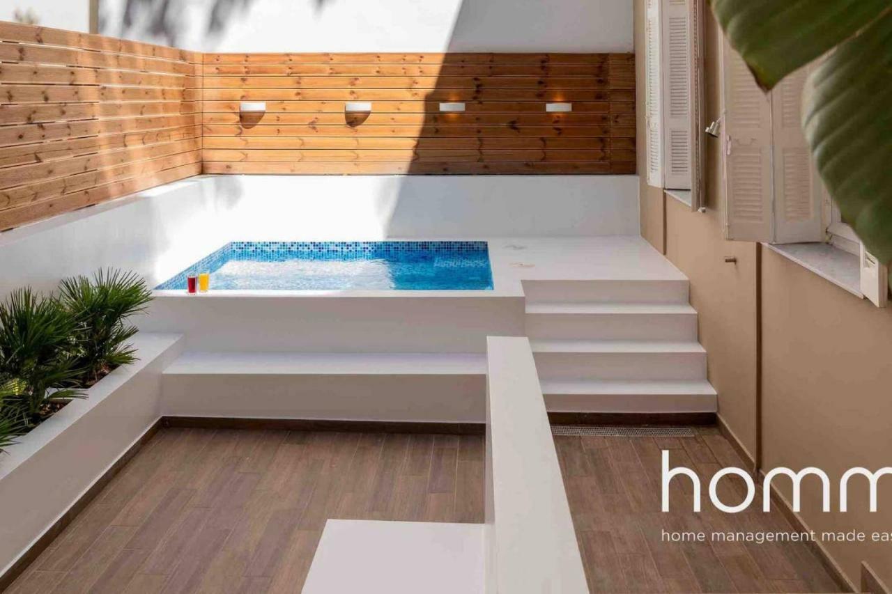 Nemeseos 1St Floor Homm Apartment With Roof Garden And Wading Pool Atina Dış mekan fotoğraf