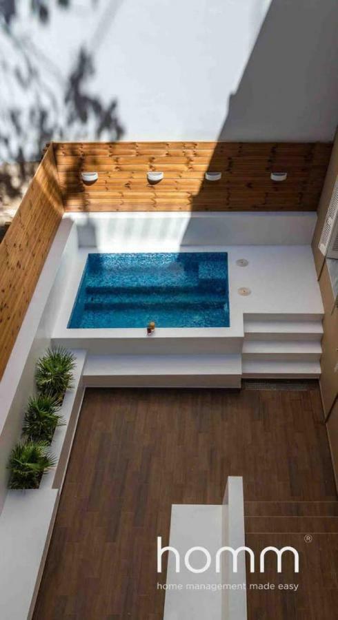 Nemeseos 1St Floor Homm Apartment With Roof Garden And Wading Pool Atina Dış mekan fotoğraf